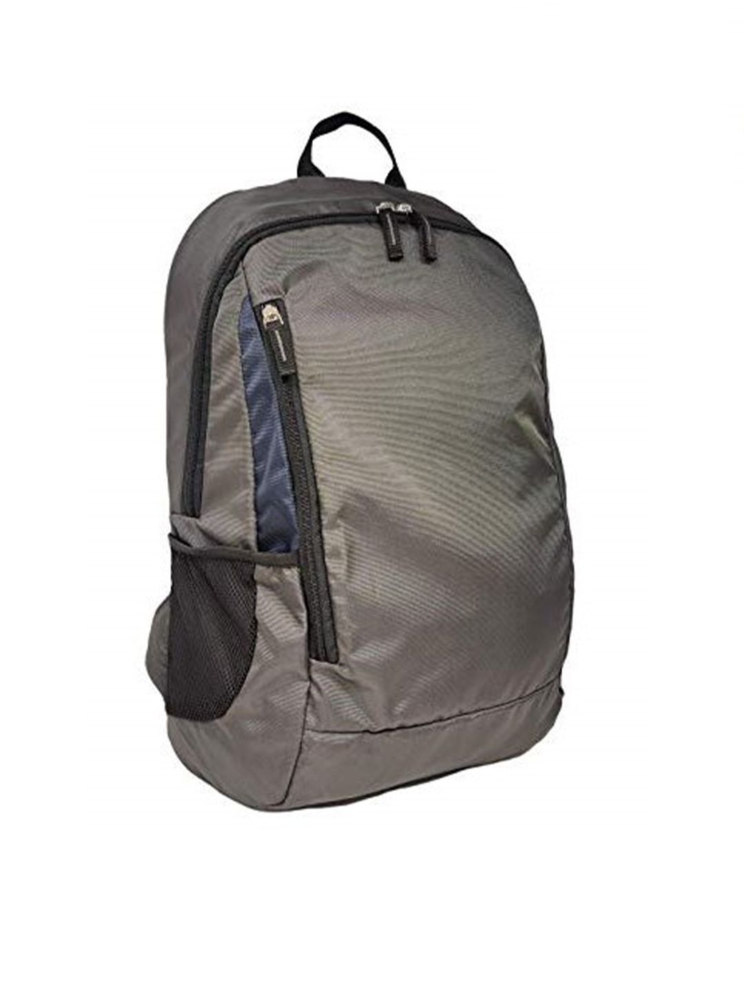 YK Unisex Grey Solid Backpack Price in India