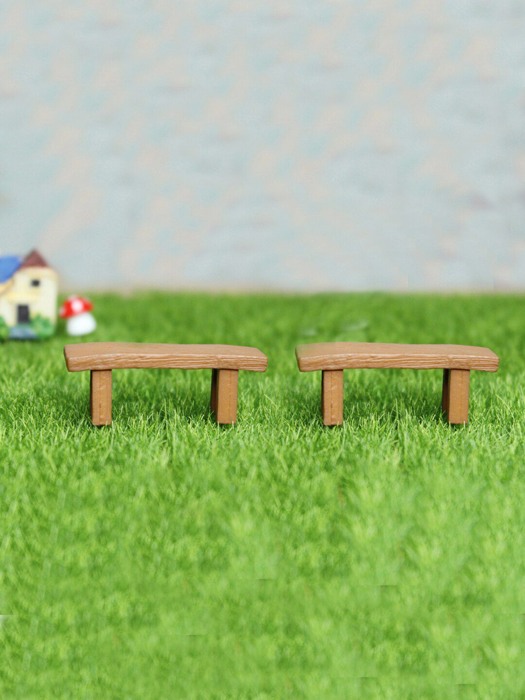 Wonderland Set of 2 Bench Miniature Garden Toys Price in India