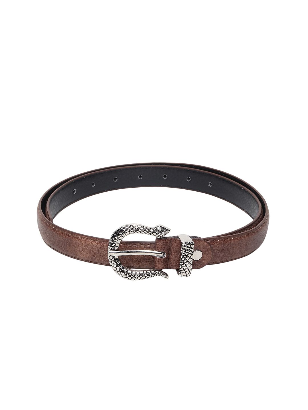 Swiss Design Women Brown PU Belt Price in India