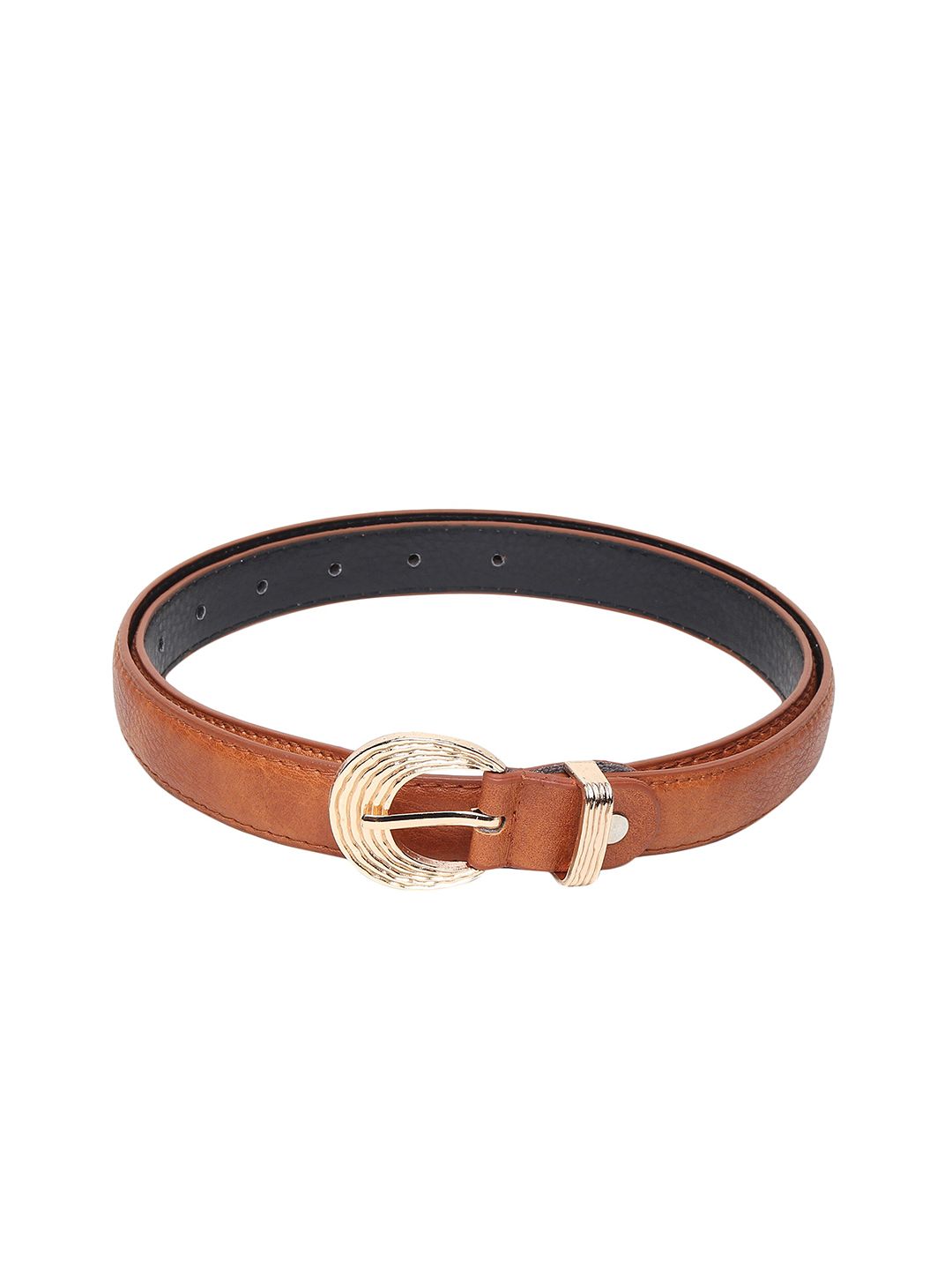 Swiss Design Women Tan PU Belt Price in India