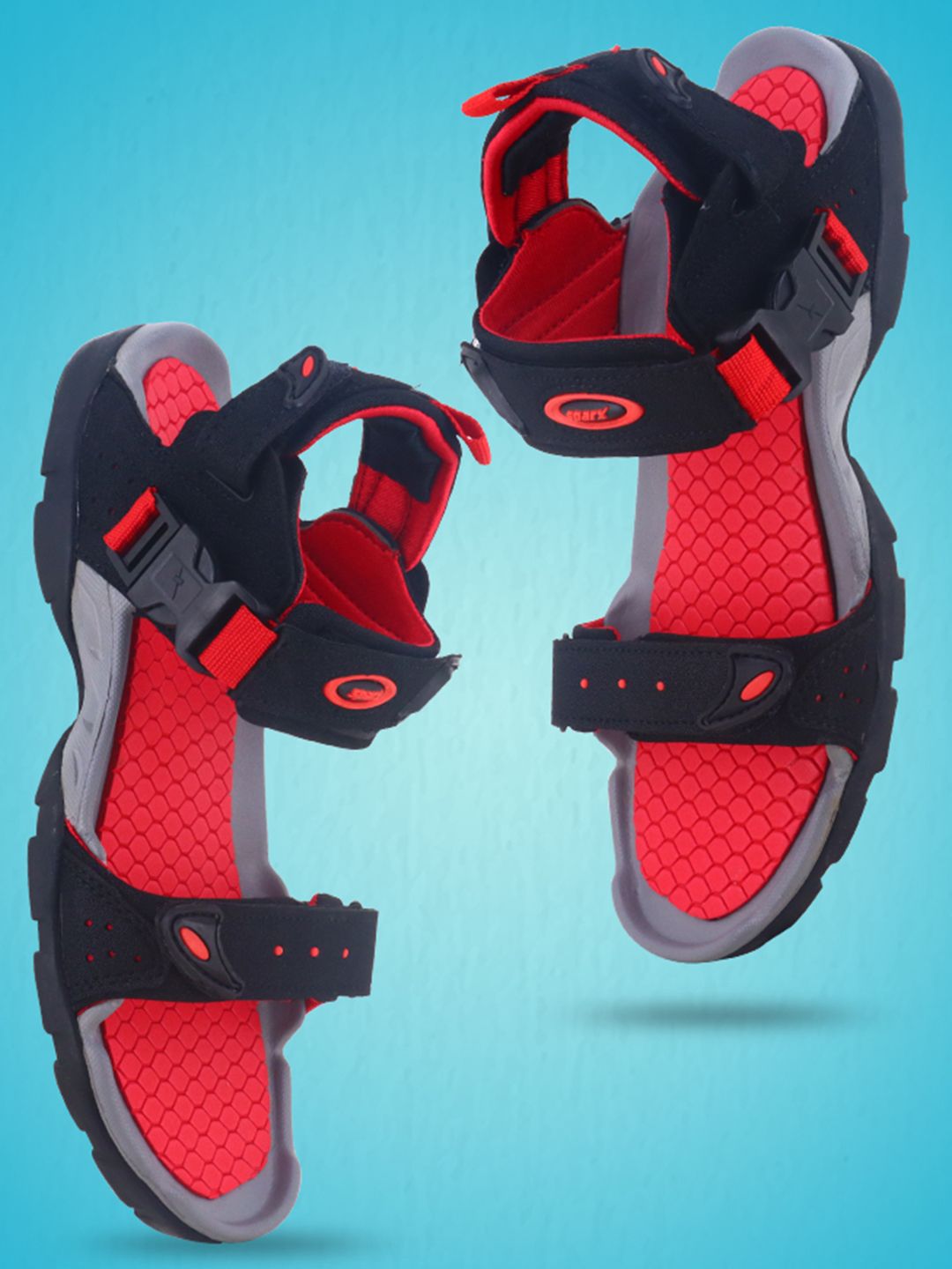 Sparx Men Textured Sports Sandals
