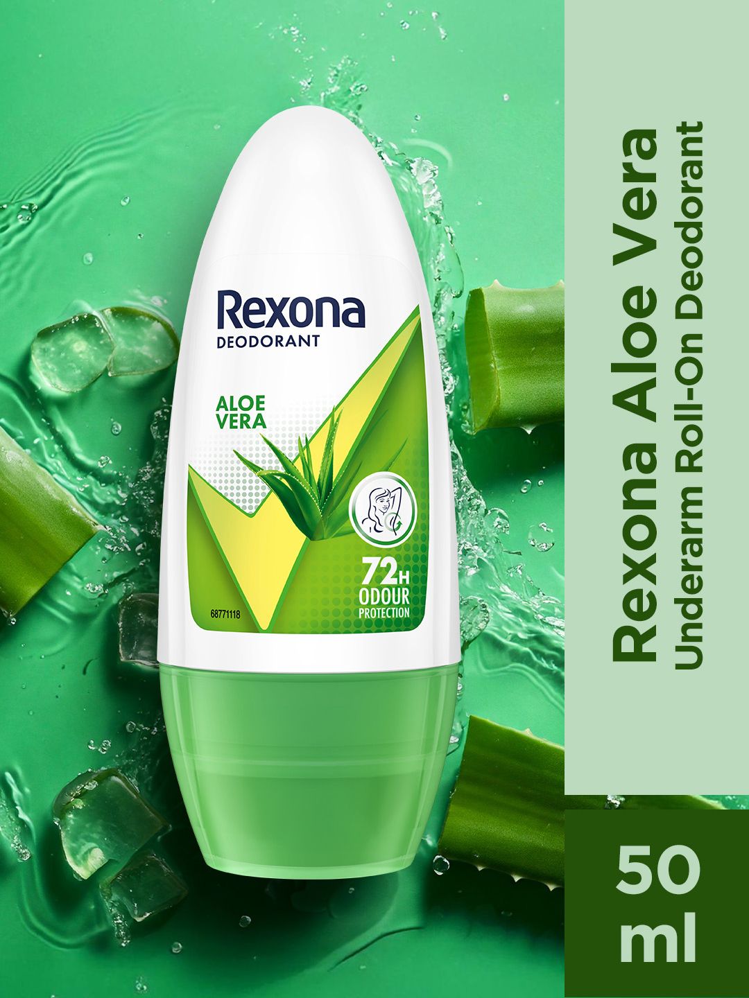 Buy REXONA Aloe Vera 72 H Odour Protection Underarm Roll-On Deodorant - 50  ml - Roll-Ons for Women 16833658 | Myntra