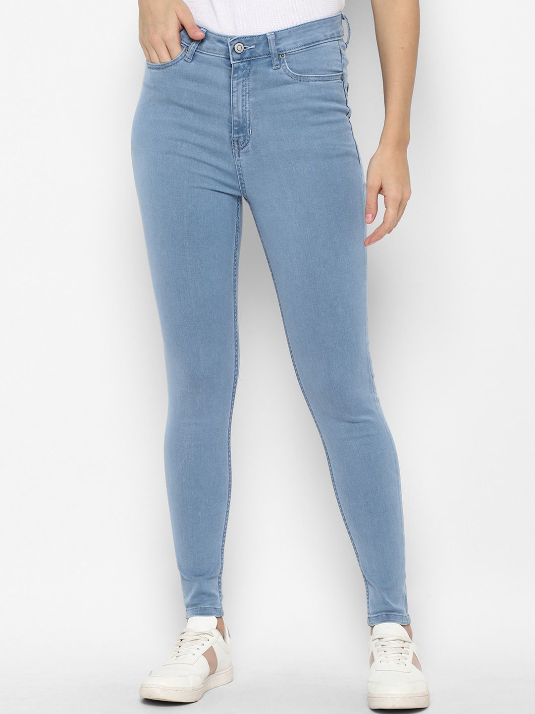 Allen Solly Woman Women Blue Skinny Fit Jeans Price in India