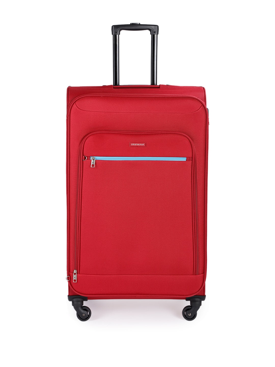 Aristocrat Red Solid NILE 4W EXP 76 Large Trolley Suitcase Price in India