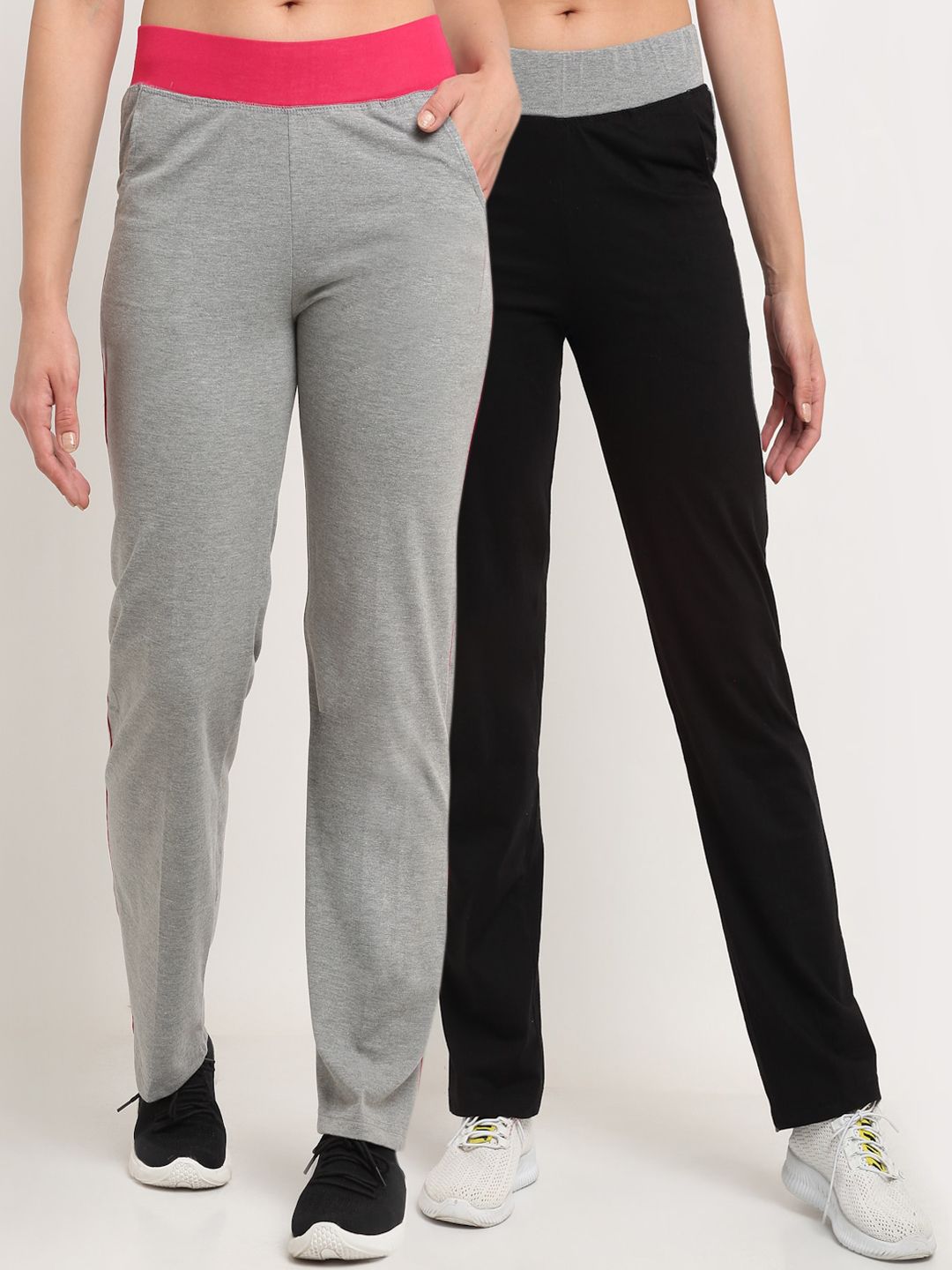 VIMAL JONNEY Women Pack Of 2 Track Pants Price in India