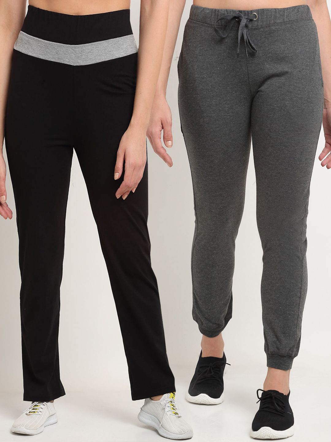 VIMAL JONNEY Women Pack Of 2 Track Pants Price in India