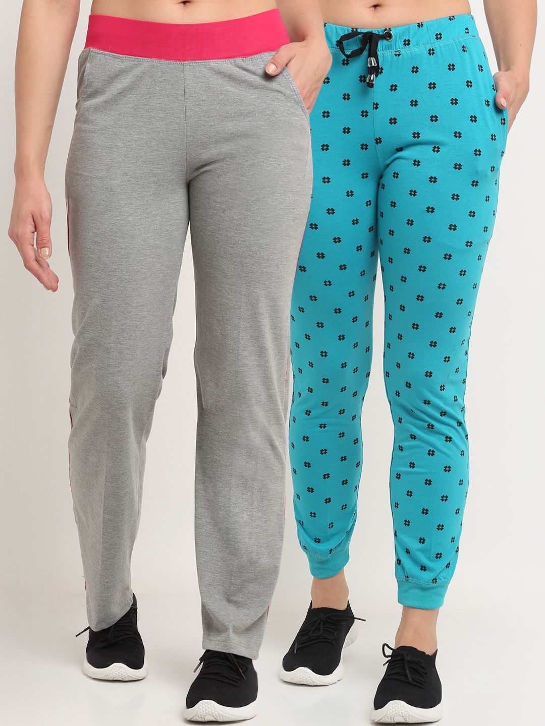 VIMAL JONNEY Women Pack Of 2 Track Pants Price in India