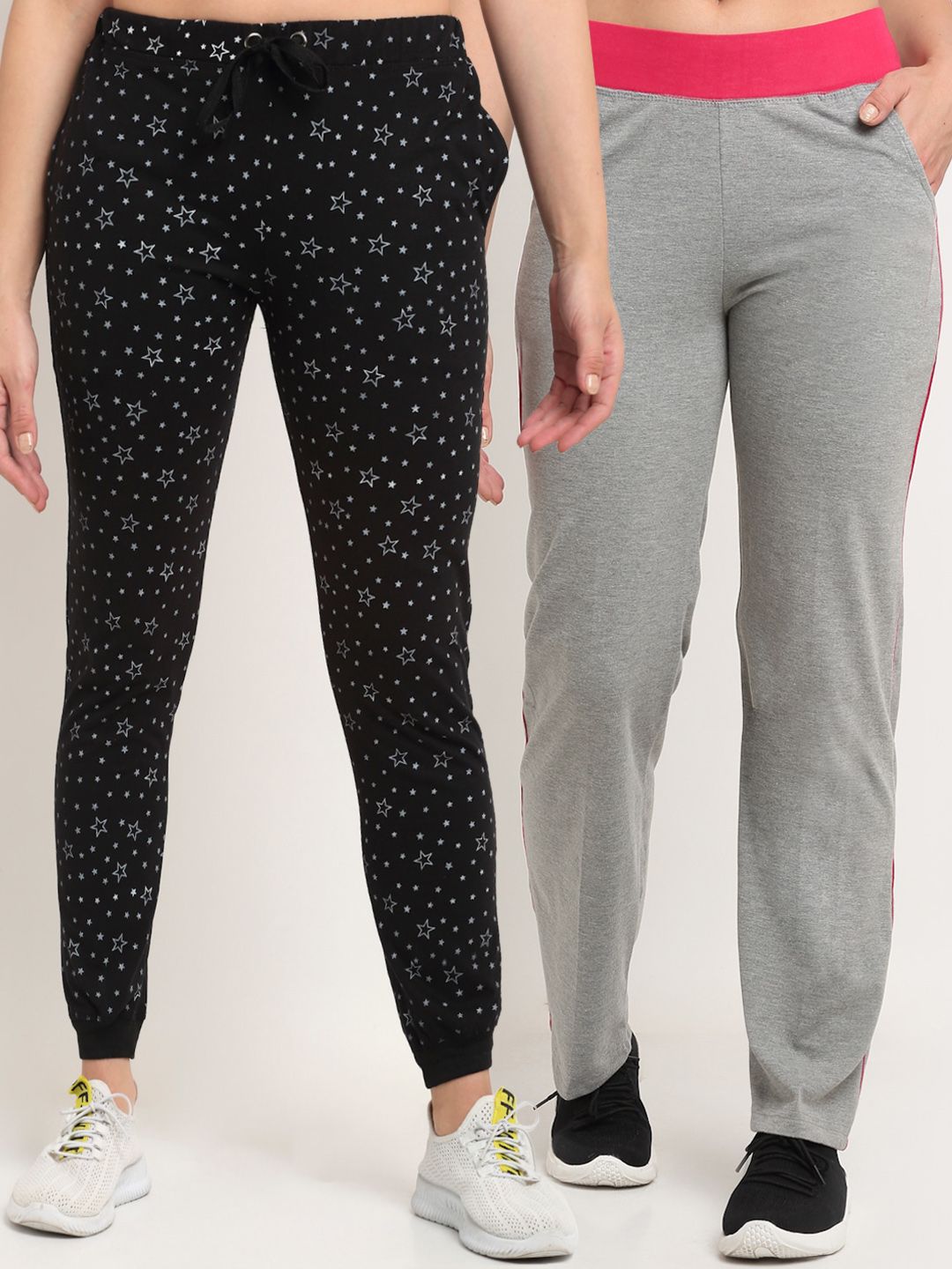 VIMAL JONNEY Women Pack Of 2 Track Pants Price in India