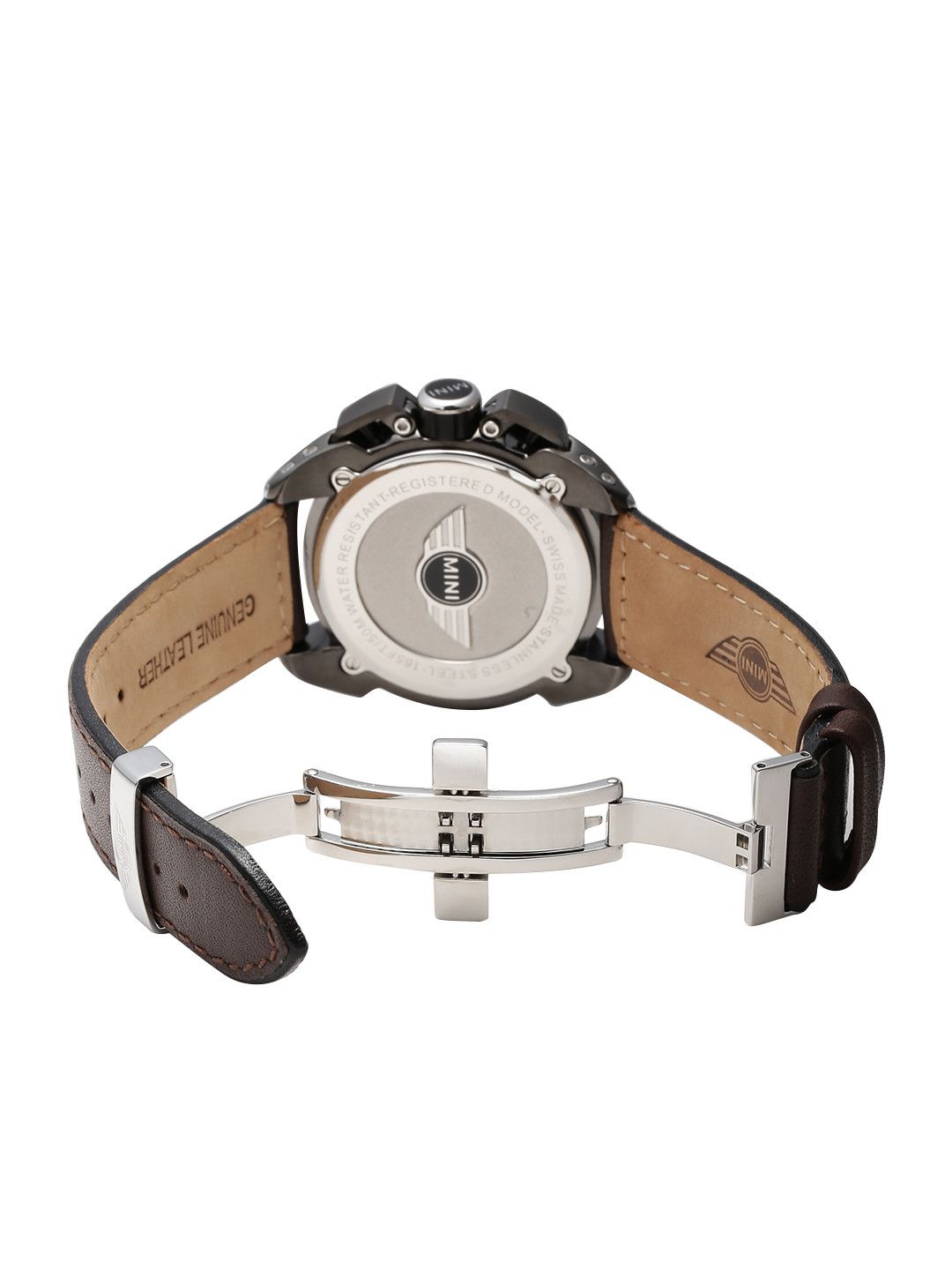 Buy MINI COOPER Men Brown Chronograph Dial Watch MINI33 - Watches