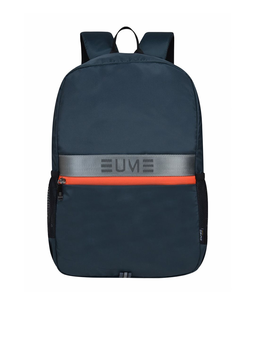 EUME Unisex Grey & Silver-Toned Backpack Price in India