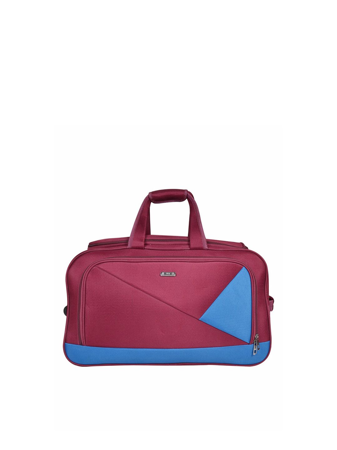 EUME Unisex Maroon & Blue Duffle Bag Price in India