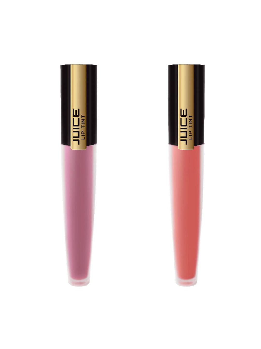 JUICE Set of 2 Matte Lip Tint - Frozen Nude M-90 & Plumburn M-95 Price in India