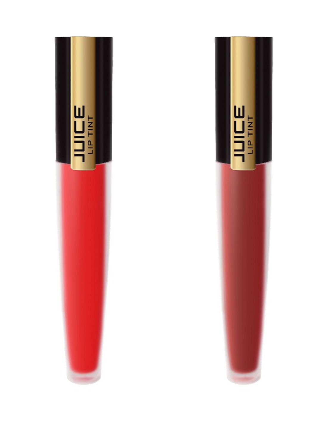 JUICE Set of 2 Matte Lip Tint - Cherry Crush M-01 & Red Velvet M-07 Price in India