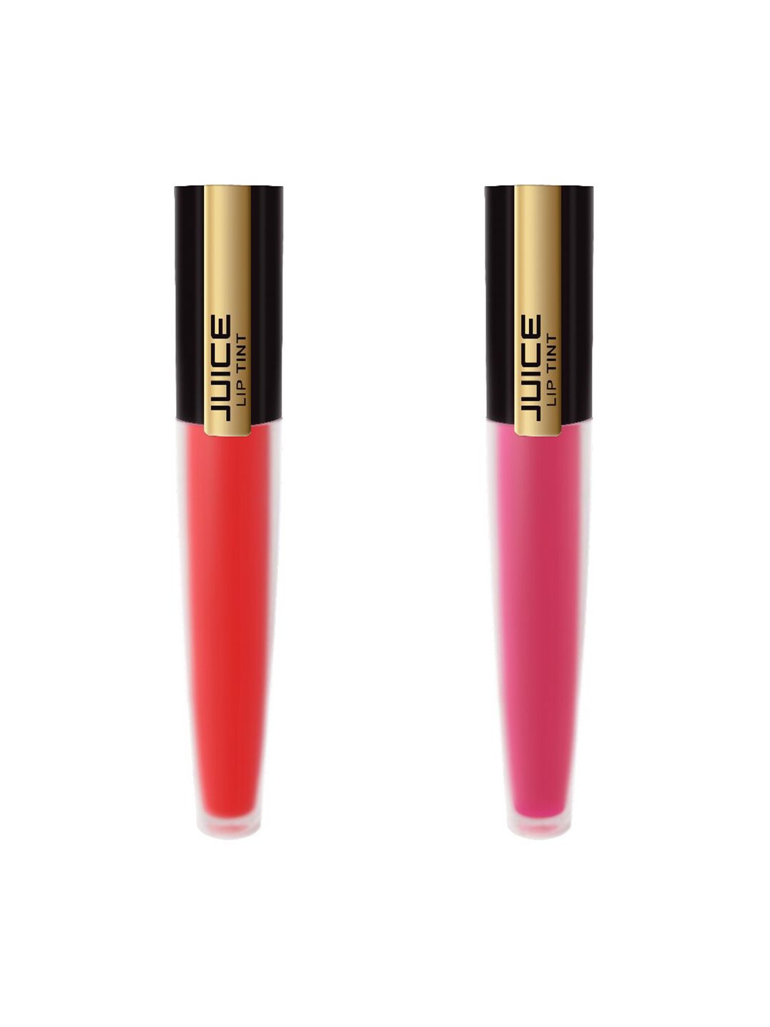 JUICE Set of 2 Matte Lip Tint - Perfect Red M-25 & Persian Plum M-85 Price in India