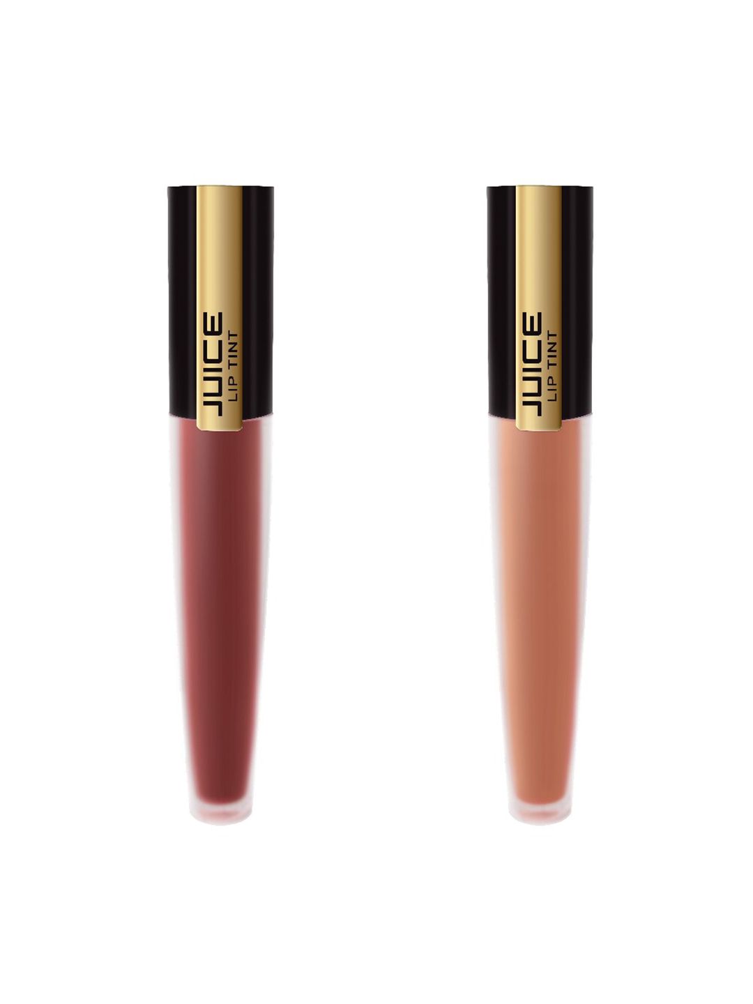 JUICE Set of 2 Matte Lip Tints - Delux Cocolate M-73 & Hot Chocolate M-74