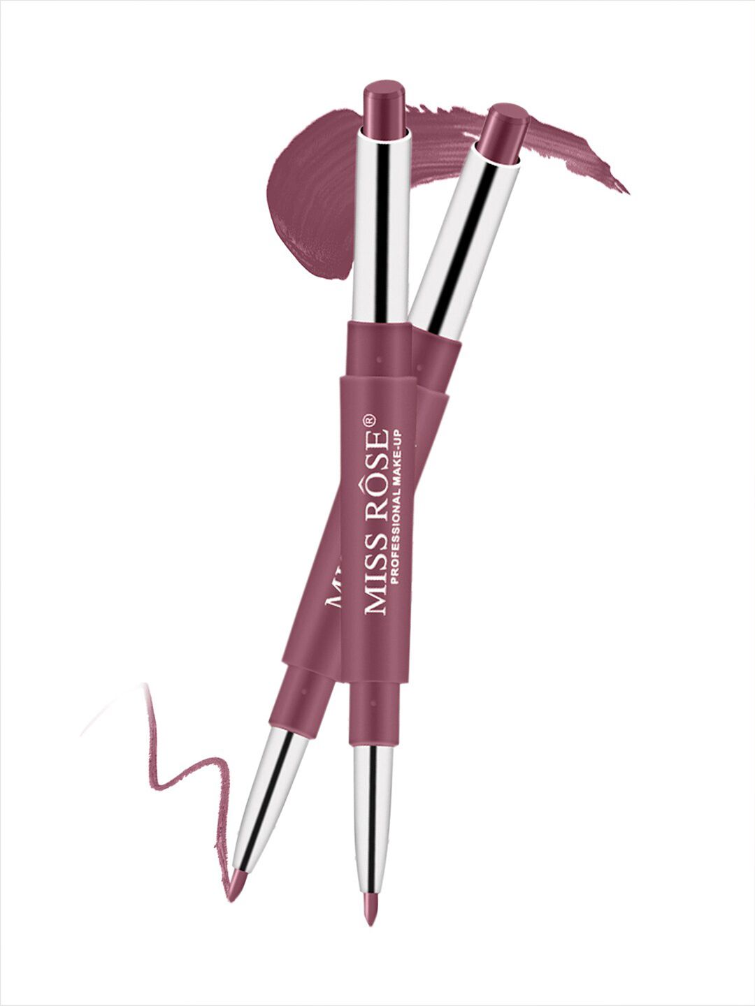 MISS ROSE 2 In 1 CreamyMatte Lipstick - Sweet Girl Price in India