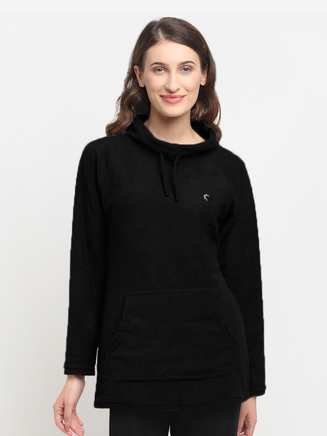 Kanvin Women Black Sweatshirt Price in India