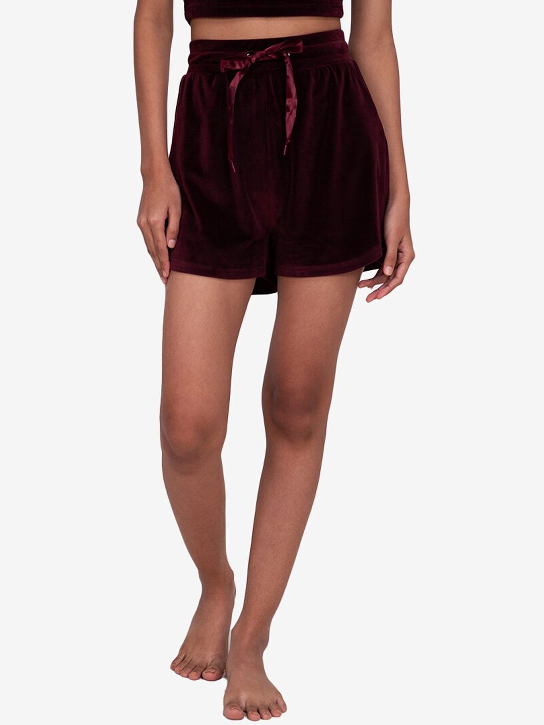 ZALORA BASICS Women Red Lounge Shorts Price in India