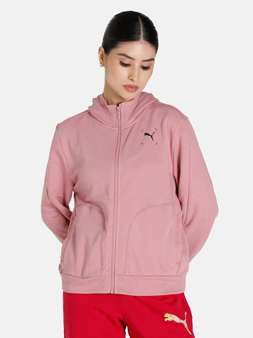 Puma Women Rose Hooded Sweatshirt Price in India
