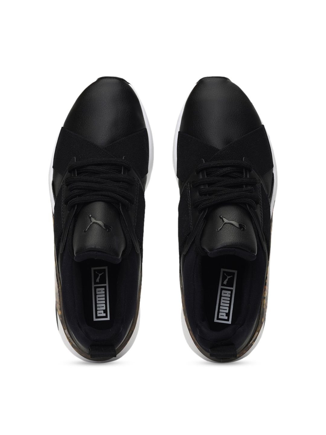 Puma Women Black Muse X5 Leo Sneakers Price in India