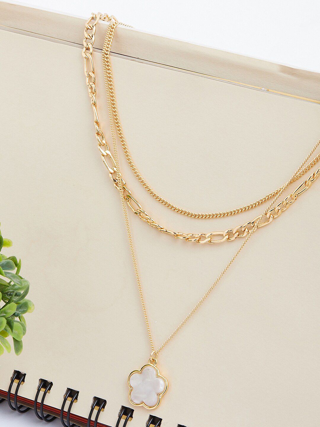 Lilly & sparkle Gold-Toned Gold-Plated Chain Price in India