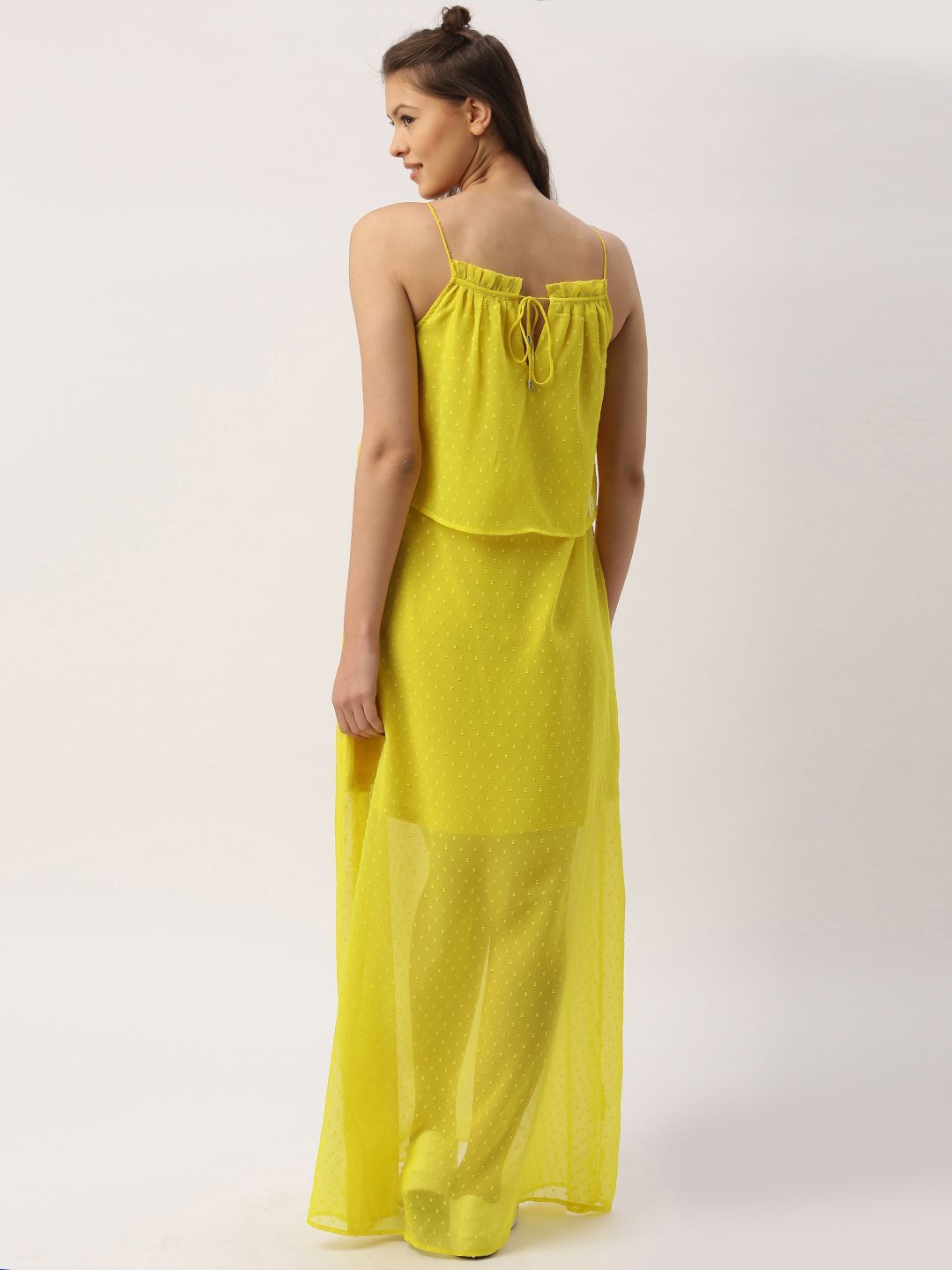 Yellow Linen Maxi Dress