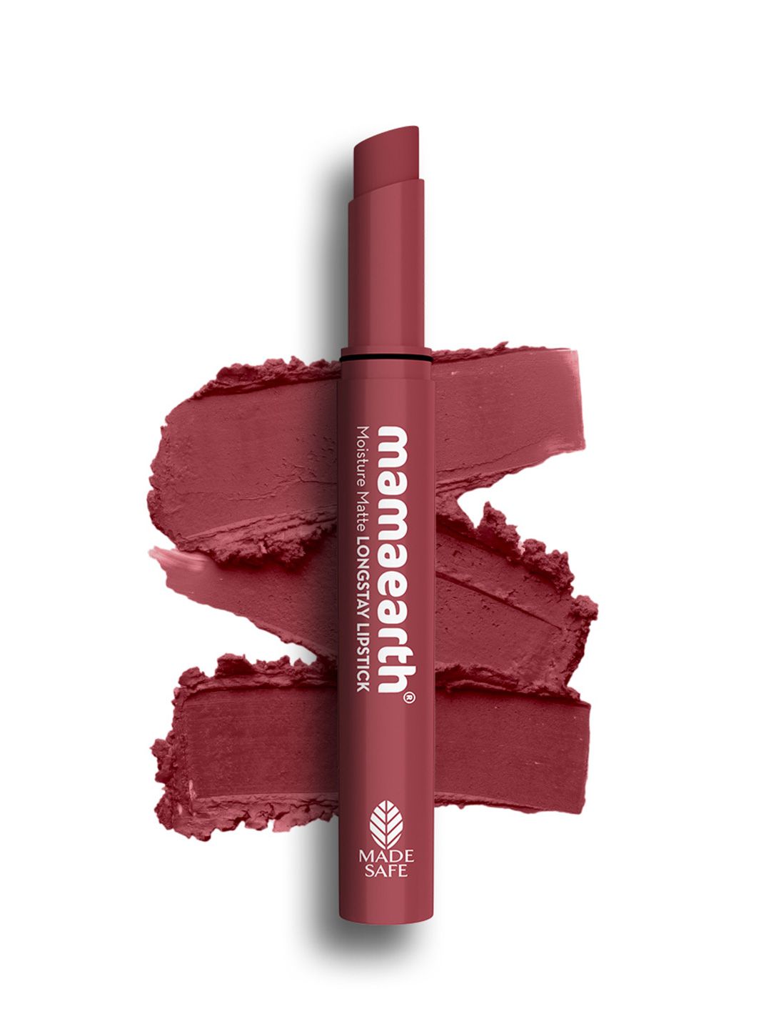 Mamaearth Moisture Matte Longstay Lipstick with Avocado Oil & Vitamin E 2g - Plum Punch 02