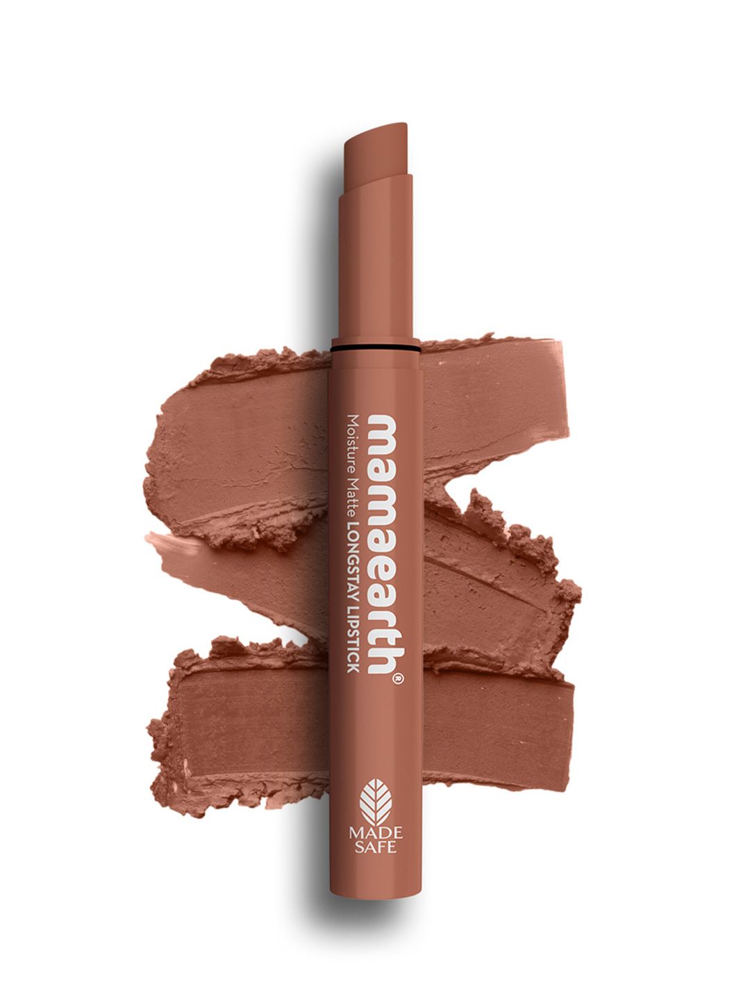 Mamaearth Moisture Matte Longstay Lipstick with Avocado Oil & Vitamin E - Cinnamon Nude 04