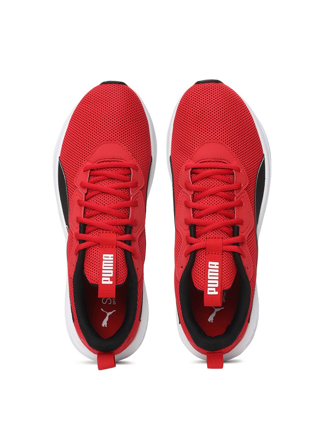 Puma Unisex Red Textile Running Shoes Price in India