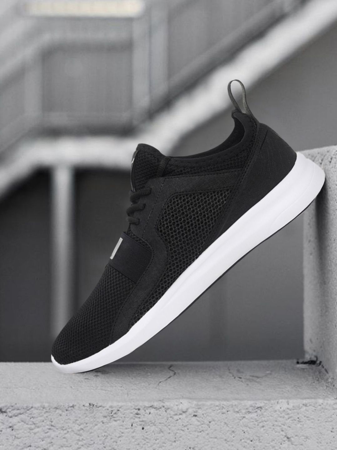 Puma Men Black Troy MU Running Shoes