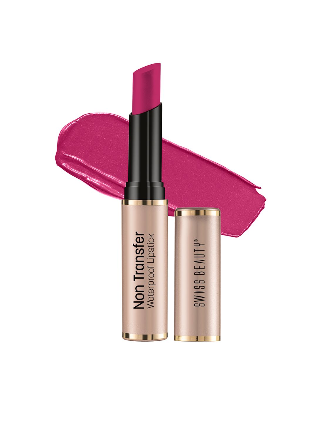 SWISS BEAUTY Non-Transfer Waterproof Lipstick - Fuchsia Magenta