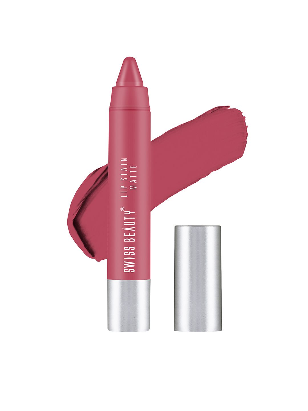 SWISS BEAUTY Lip Stain Matte Crayon Lipstick - Peaches N Cream