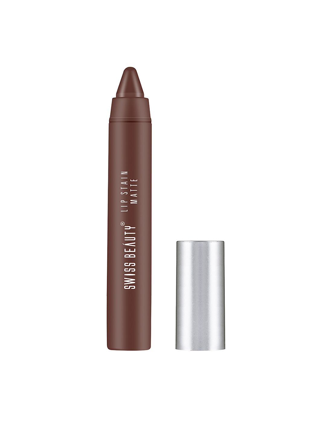 SWISS BEAUTY Lip Satin Matte Lipstick - Coffee