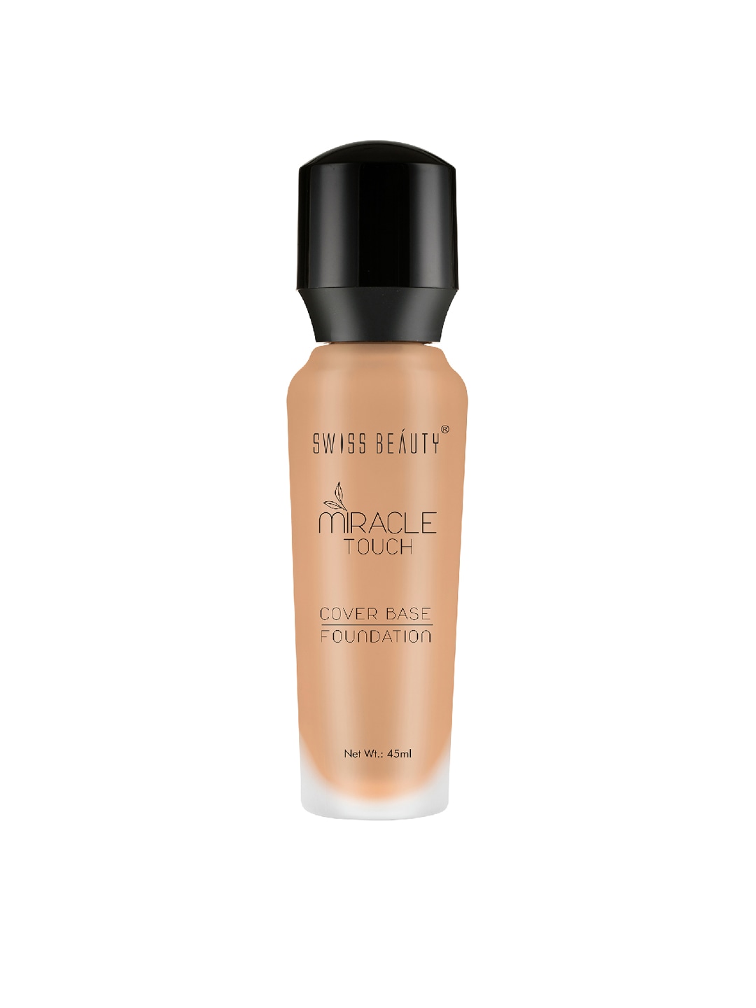 SWISS BEAUTY Miracle Touch Cover Base SPF 15 Foundation 45 ml - Medium Price in India