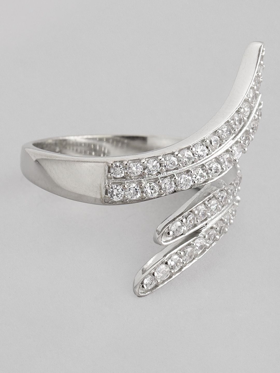 TRISHONA 925 Sterling Silver Adjustable Ring Price in India