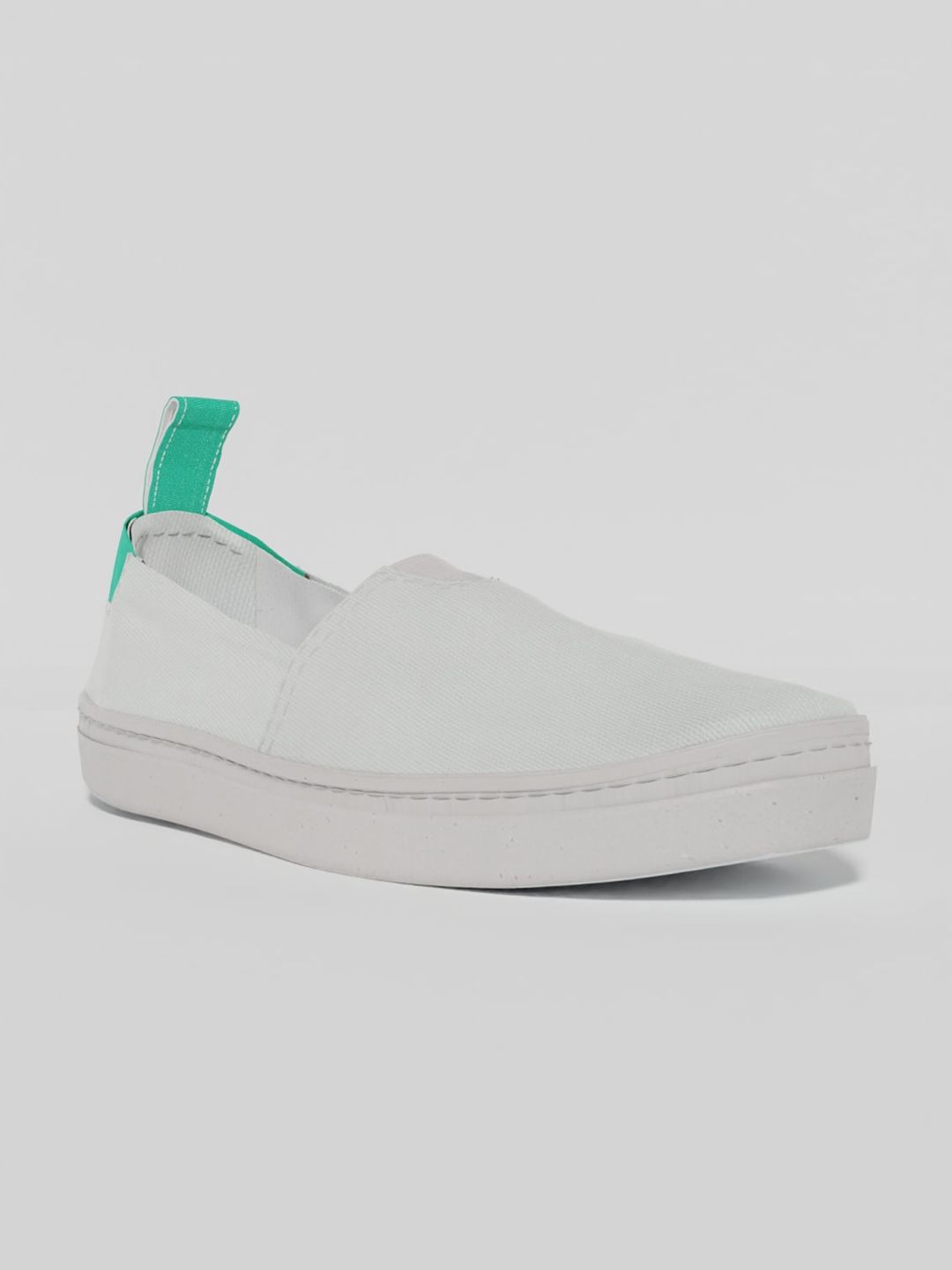 LOKAIT The Sneakers Company Women White Slip-On Sneakers Price in India