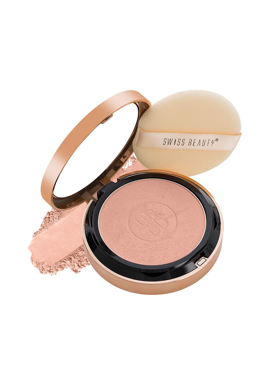 SWISS BEAUTY Silky & Smooth Oil-Control Powder - Nude Beige