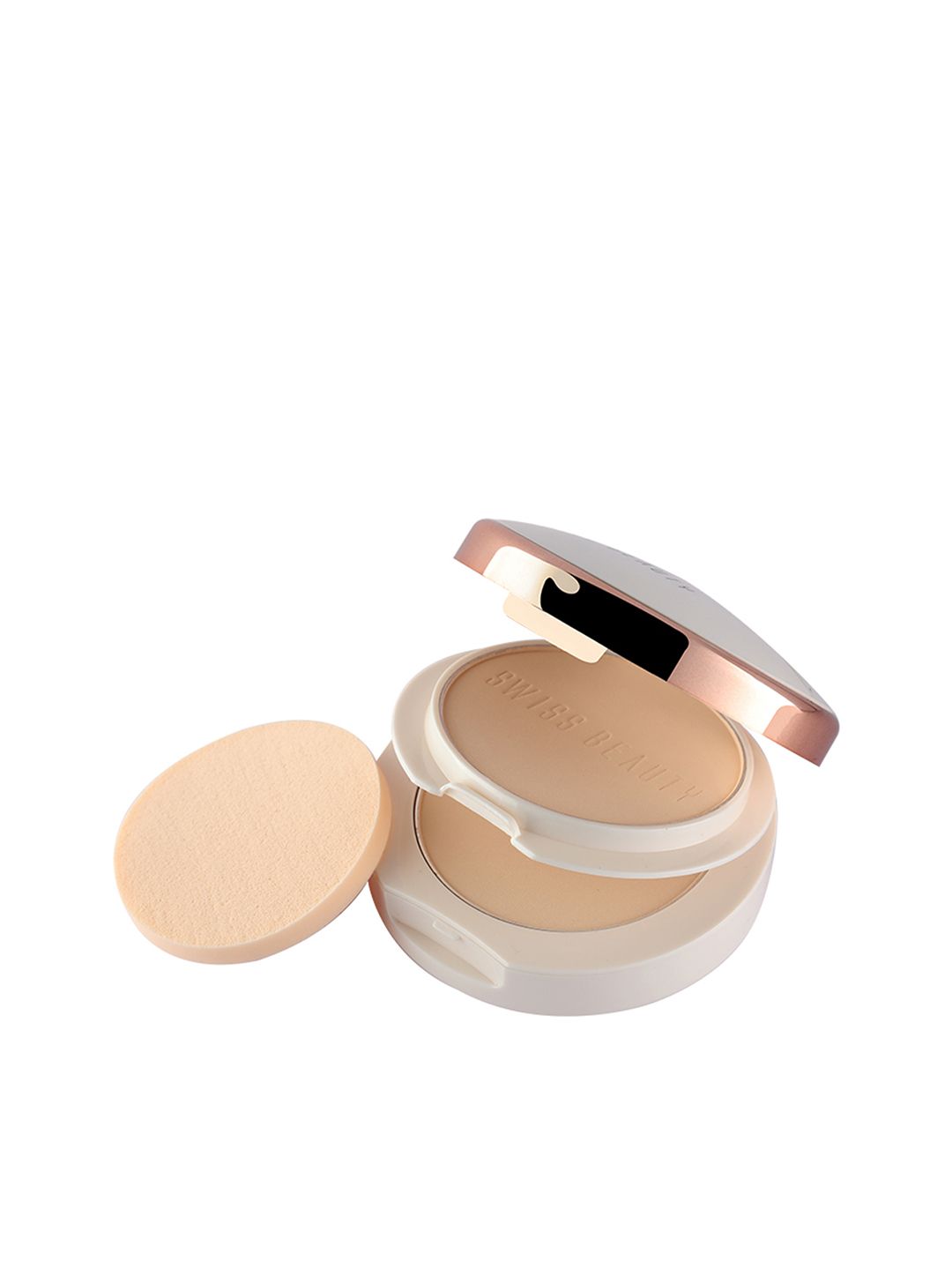SWISS BEAUTY Oil-Control 2-in-1 Compact Powder - Skin Beige