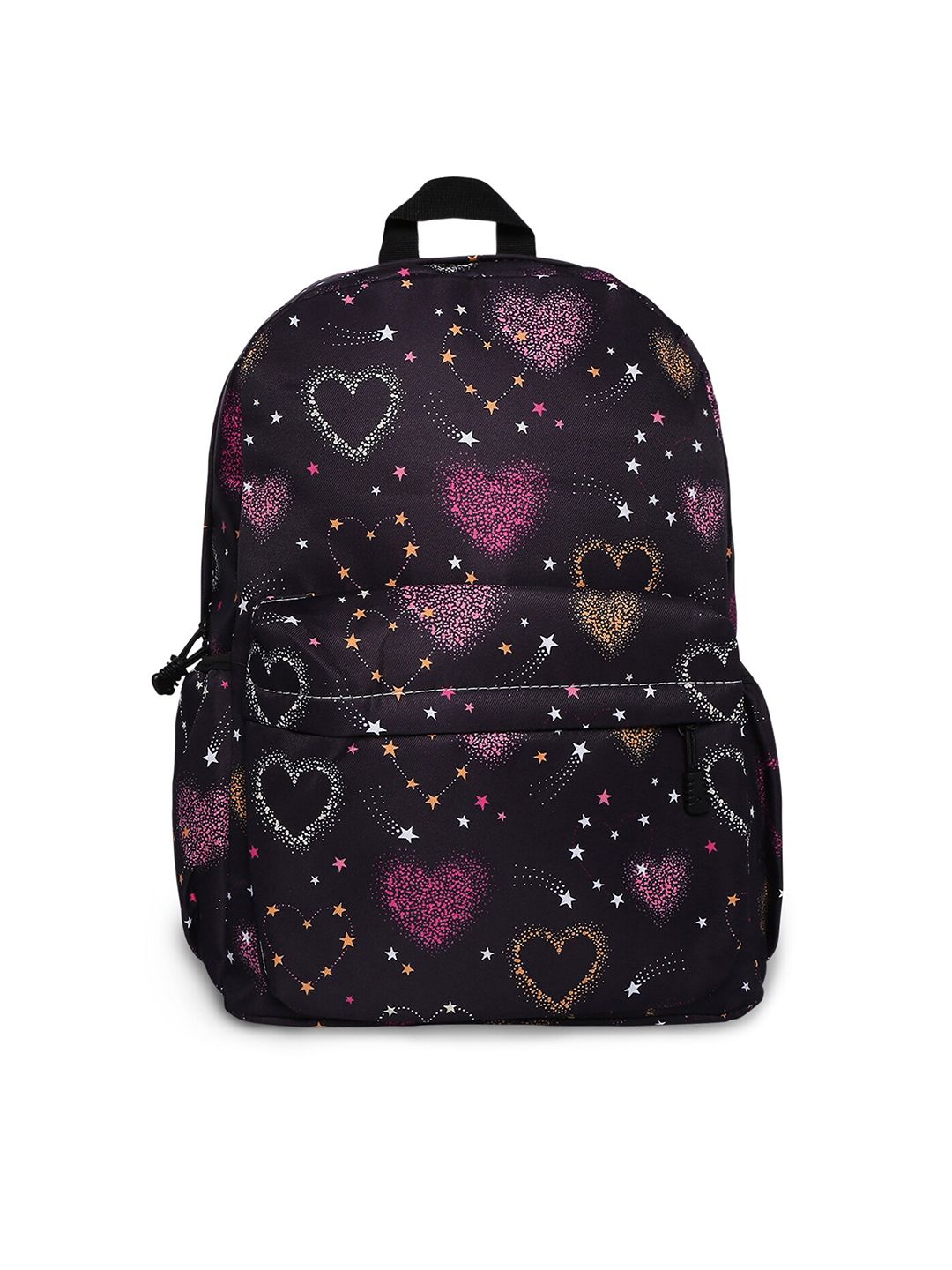 SATCHEL Women Black Printed Backpack Price in India