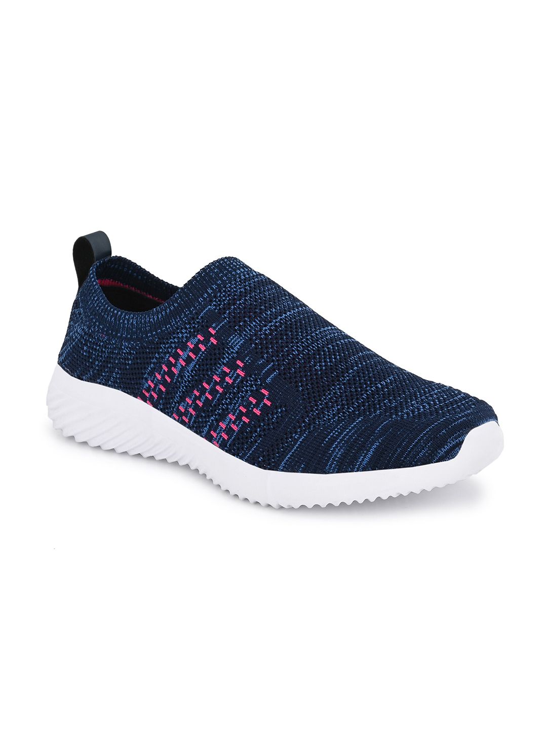 OFF LIMITS Women Navy Blue & Pink Mesh Walking Non-Marking Shoes Price in India