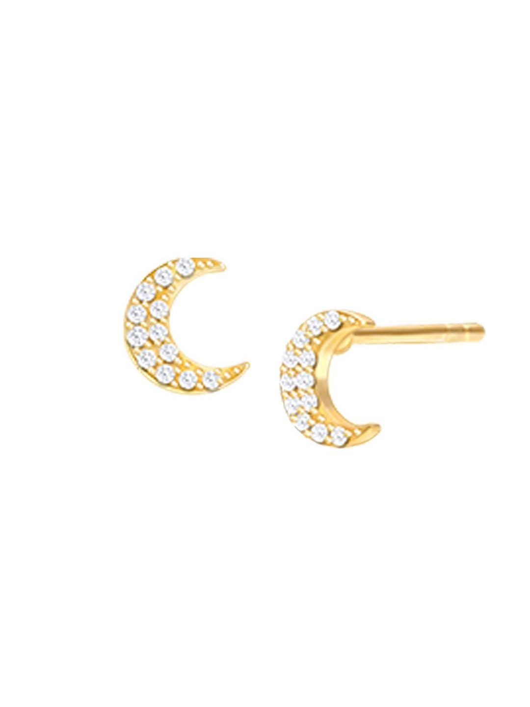 GIVA Gold-Plated Contemporary Ear Cuff Earrings Price in India