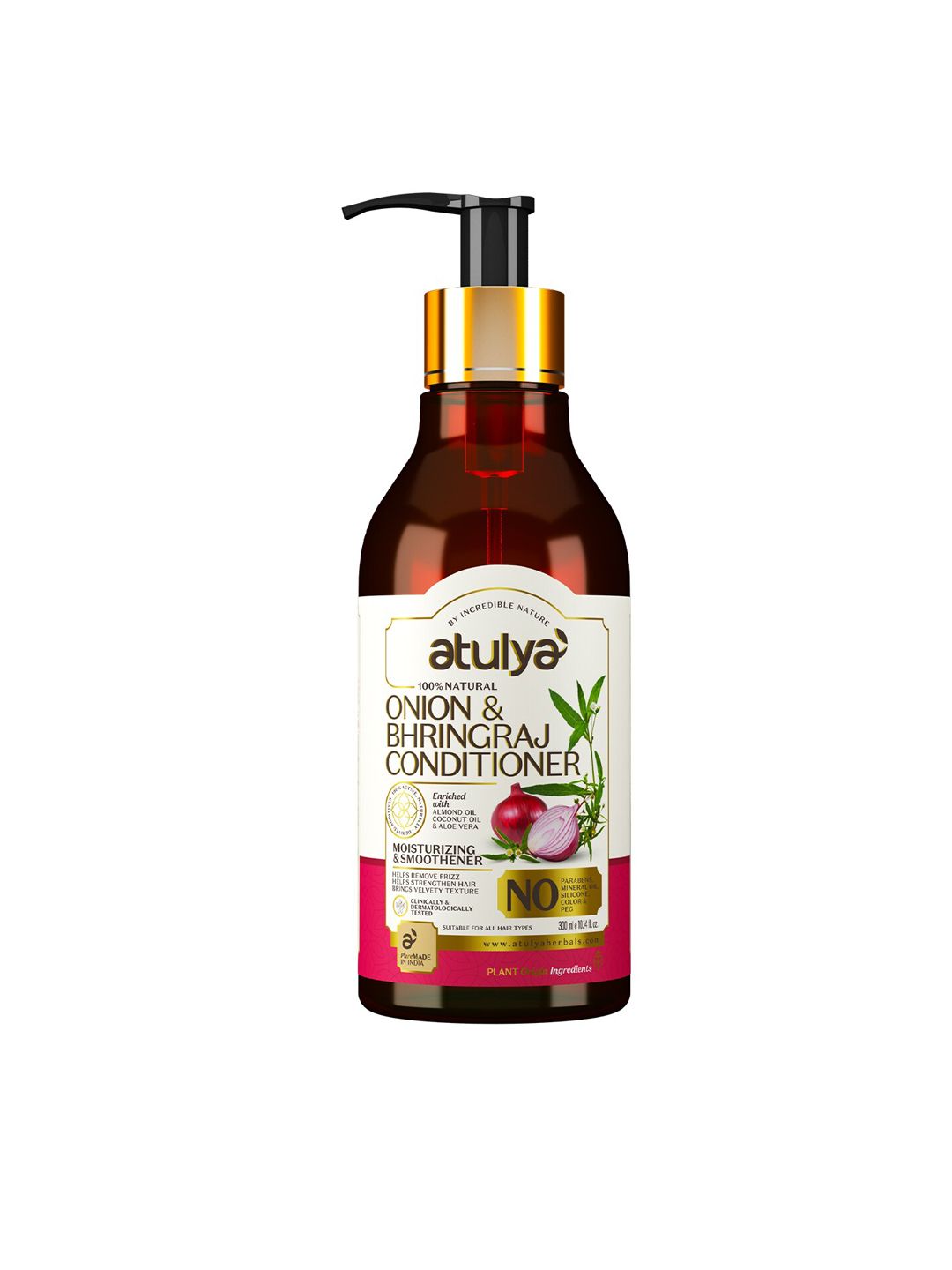 Atulya Onion & Bhringraj Hair Conditioner for Smooth & Frizz-Free Hair - 300 ml Price in India