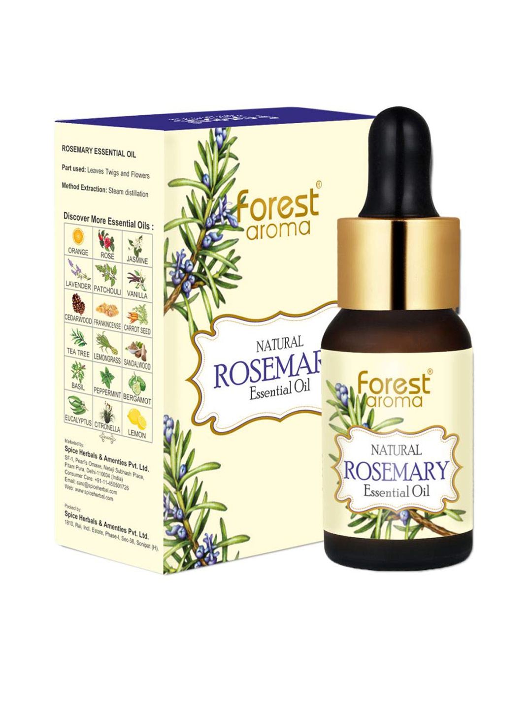 forest aroma Transparent Forest Aroma Rosemary Essential Oil Price in India