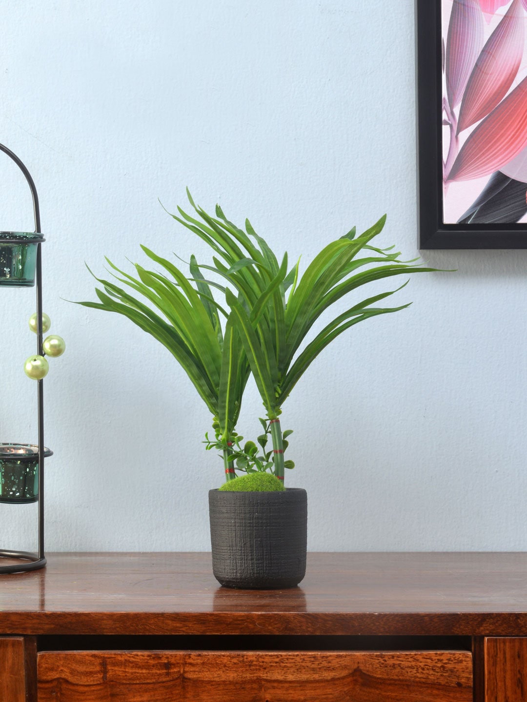 Athome by Nilkamal Green Tumbler Potted Plant Price in India