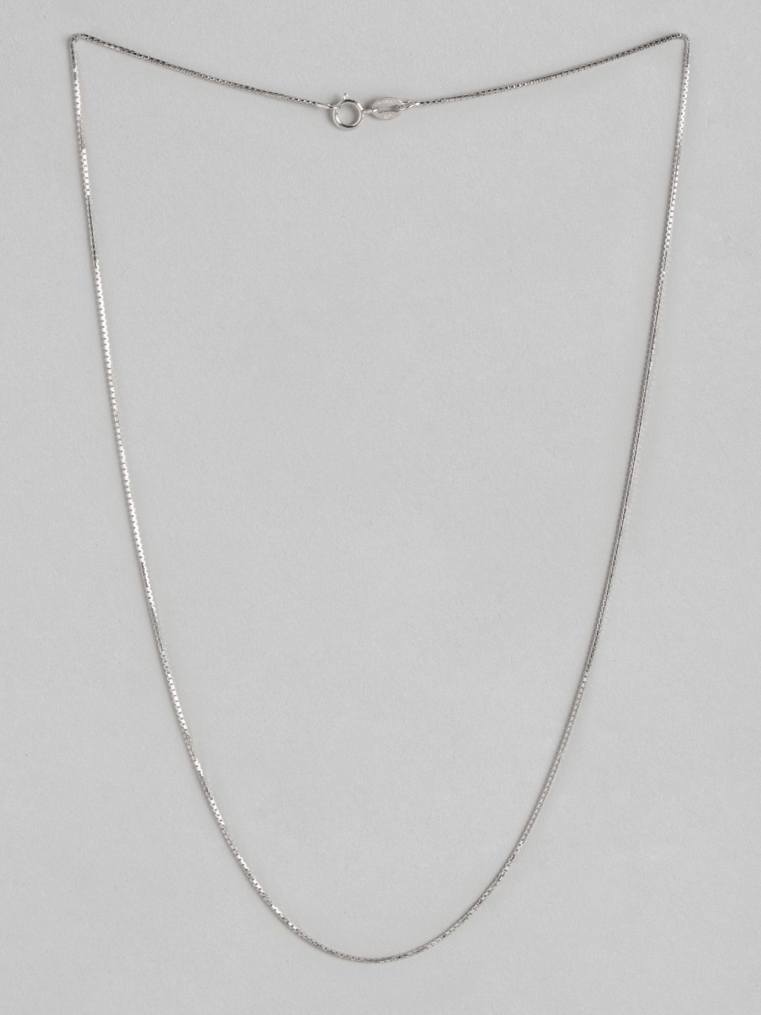 Zavya 925 Sterling Silver Rhodium-Plated Chain Price in India