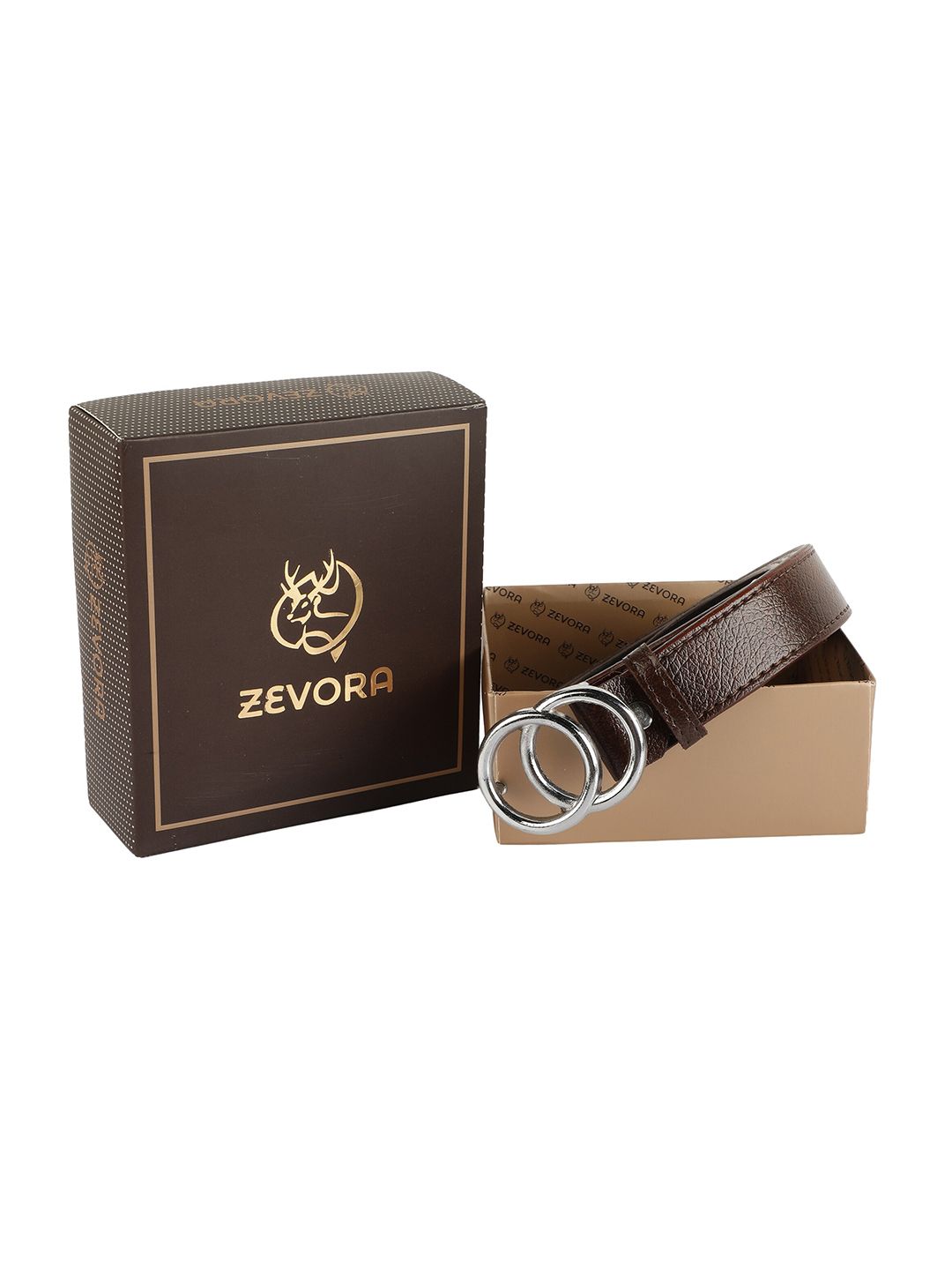 ZEVORA Women Brown PU Belt Price in India