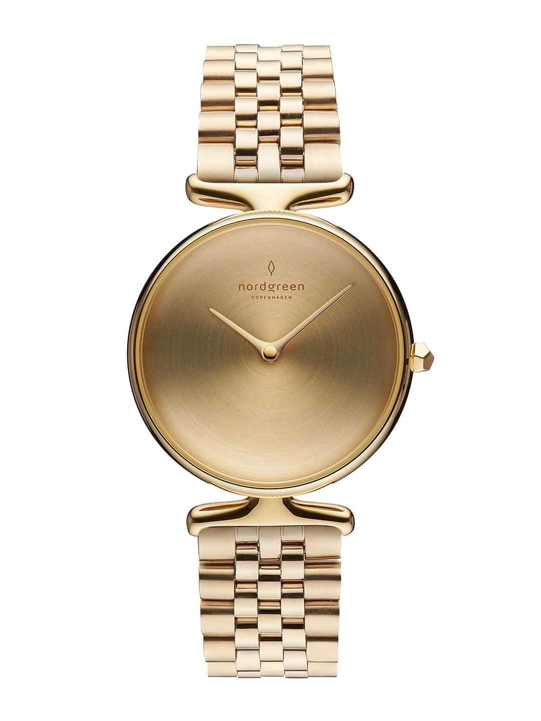 Nordgreen Women Gold-Toned Dial & Gold-Plated Steel Straps Analogue Watch UN32GO5LGOBM Price in India