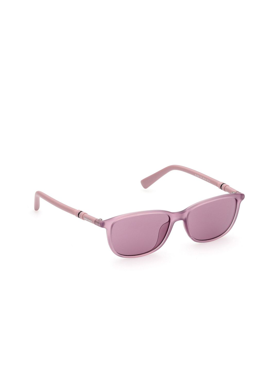 DIESEL Unisex Pink Lens & Pink Rectangle Sunglasses with UV Protected Lens DL0333 49 74Y Price in India