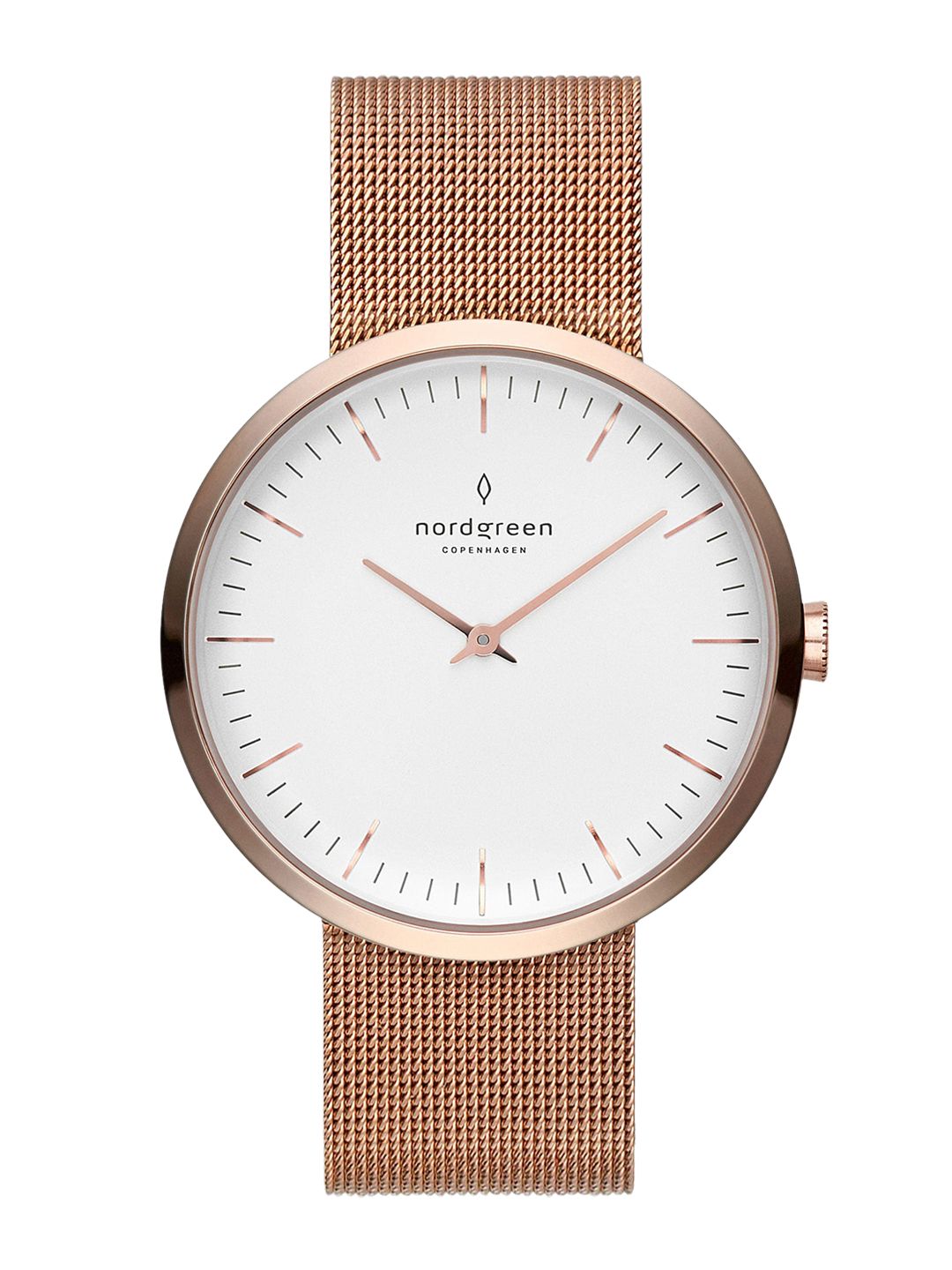 Nordgreen Women Rose Gold-Toned Dial Bracelet Style Straps Analogue Watch Price in India
