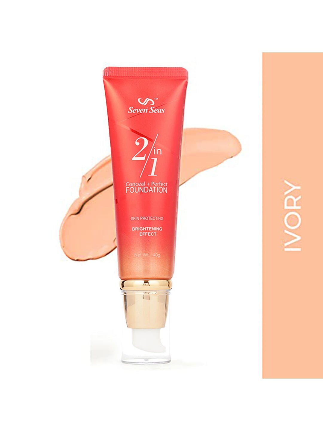 Seven Seas 2 In 1 Concealer & Perfect Foundation - Nude Price in India